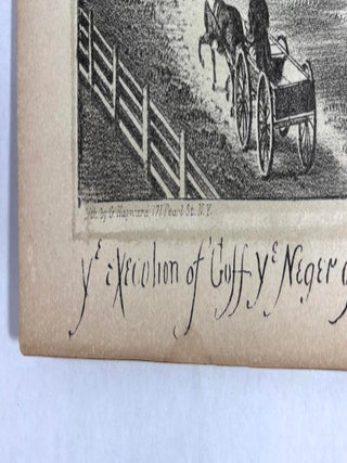 GOFF EXECUTION. Ye Execution of Goff Ye Neger of Mr. Hochins on Ye Commons