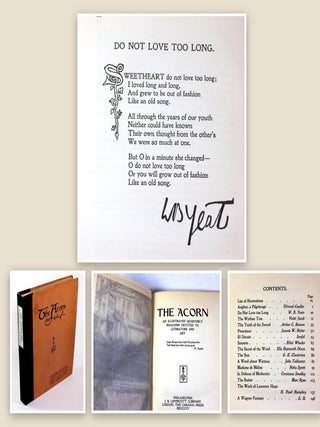 Item #9721 THE ACORN: AN ILLUSTRATED QUARTERLY MAGAZINE DEVOTED TO LITERATURE AND ART. Vol. I,...
