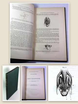 Item #9726 Researches upon the Venom of the Rattlesnake: With an Investigation of the Anatomy and...