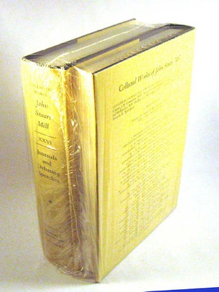 Item #FH120112112 Journals and Debating Speeches (Collected Works of John Stuart Mill - Volumes...