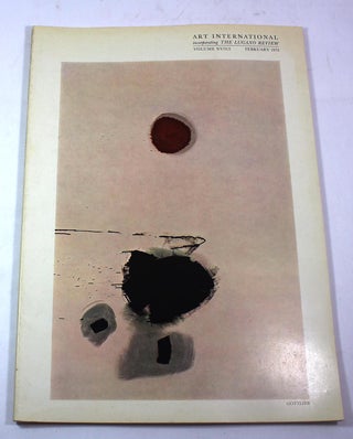 Item #L081810060 Art International Magazine/The Lugano Review, Volume XVII/2, February 1973....