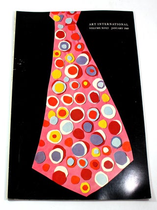 Item #L081810074 Art International Magazine/The Lugano Review, Volume XIII/I, January 1969. James...
