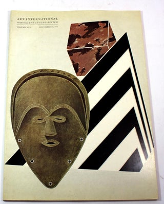 Item #L081810078 Art International Magazine/The Lugano Review, Volume XV/9, November 20, 1971....
