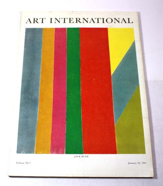 Item #L081810092 Art International Magazine, Volume XI/1, January 20, 1967. James Fitzsimmons