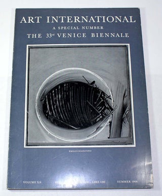 Item #L081810099 Art International Magazine, Volume X/6, Summer 1966 ("A Special Number: The 33rd...