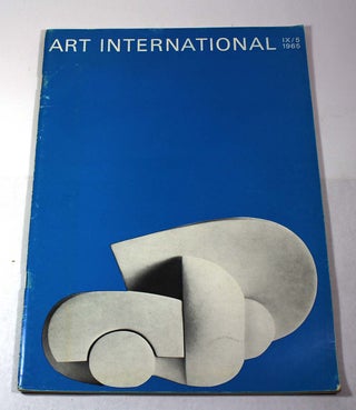 Item #L081810102567 Art International Magazine, Volume IX/5, June 1965. James Fitzsimmons