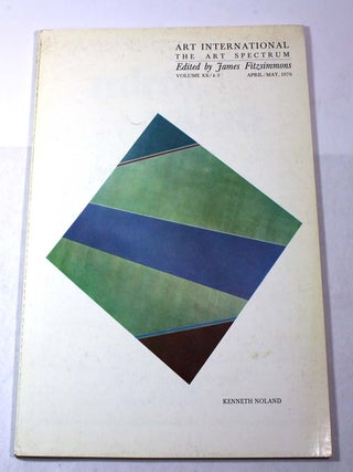 Item #L081810102567dfk Art International Magazine, Volume XX/4-5, April/May 1976. James Fitzsimmons