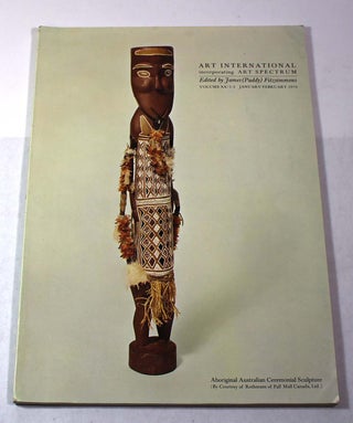 Item #L081810102567frh Art International Magazine, Volume XX/1-2, January/February 1976. James...