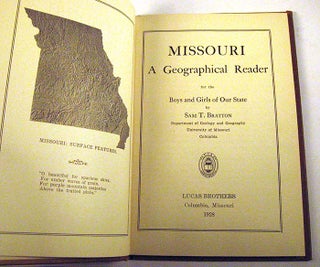 Item #PS062715023 Missouri: A Geographical Reader for The Boys and Girls of Our State. Sam T....