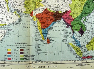 Verbreitung und Intesitaet des Reisbaus auf der Erde and "Verbreitung und Intesitaet des Reisbaus in Asien" [rice maps]