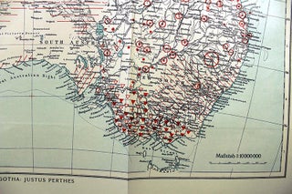 Verbreitung der Speerschleuder in Australien [map]